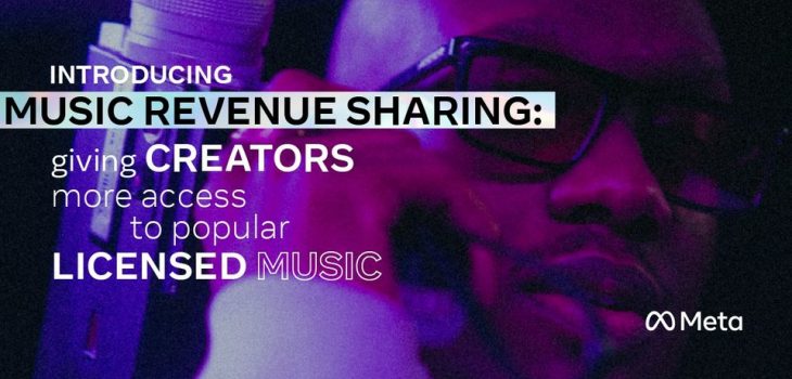 Meta ha presentato il nuovo programma Music Revenue Sharing per i creators di Facebook