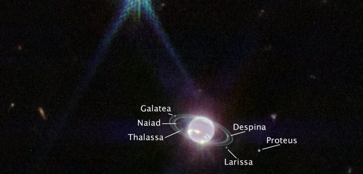 La NASA ha pubblicato le nuove immagini degli anelli di Nettuno scattate dal telescopio spaziale Webb